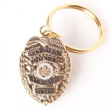 SDPD Badge Keychain