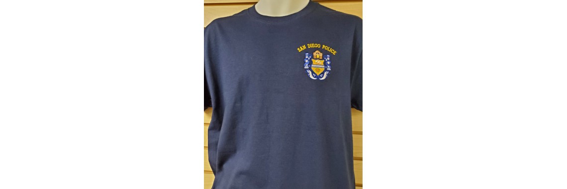 sdpd crest t-shirt